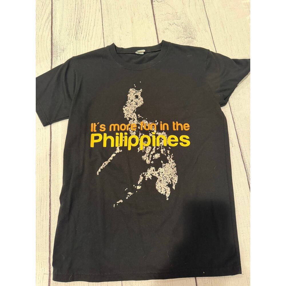 Its More Fun in the Philippines Short Sleeve Shirt Size S